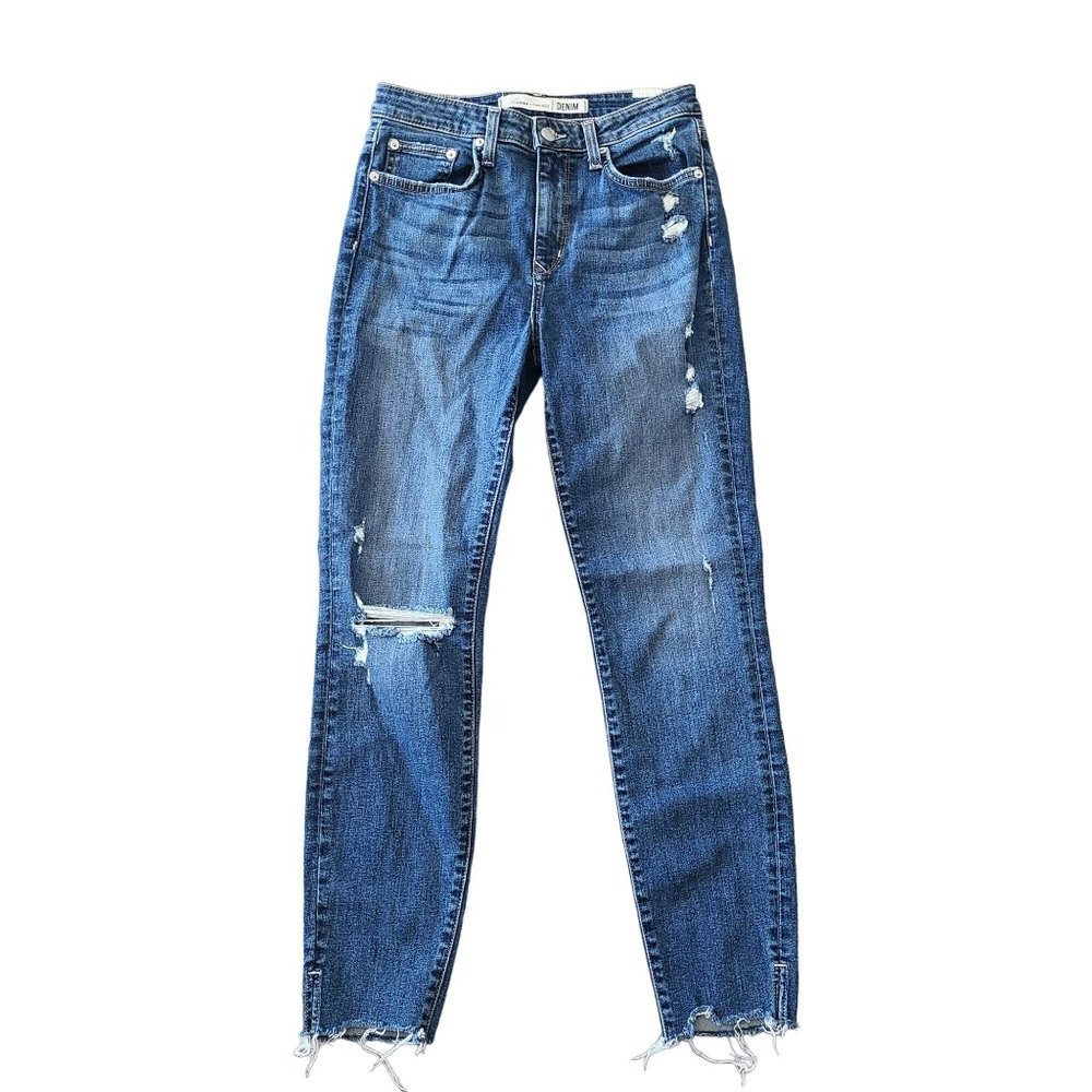 Lovers + Friends Denim US Women's Size 28 Mason High Rise Skinny Jeans USA Made